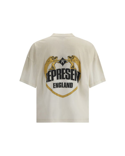 Represent Cream Cotton T-Shirt