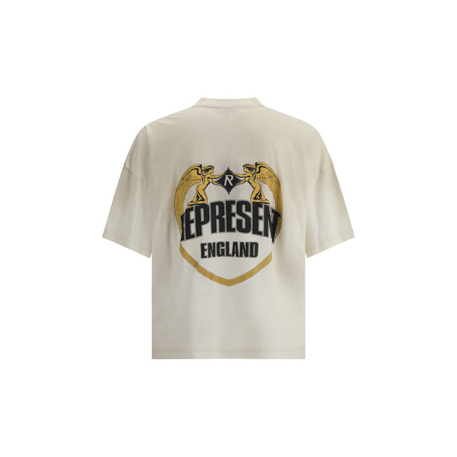 Represent Cream Cotton T-Shirt