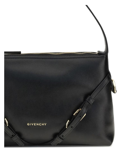 Givenchy Black Calf Leather Bos Taurus Shoulder Bag