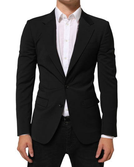 Dolce & Gabbana Black STAFF 2 Buttons Suit Jacket Blazer