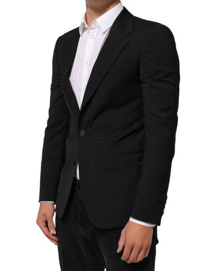 Dolce & Gabbana Black STAFF 2 Buttons Suit Jacket Blazer