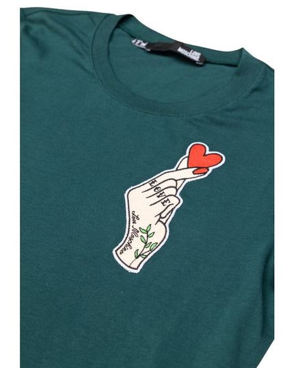 Love Moschino Black Cotton T-Shirt