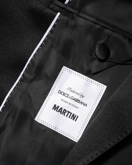 Dolce & Gabbana Black MARTINI Double-Breasted Suit Blazer