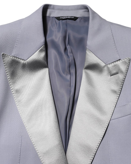 Dolce & Gabbana Gray Wool SICILIA 2 Buttons Men Suit Blazer