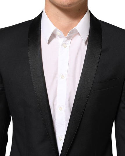 Dolce & Gabbana Black GOLD 1 Button Suit Jacket Men Blazer