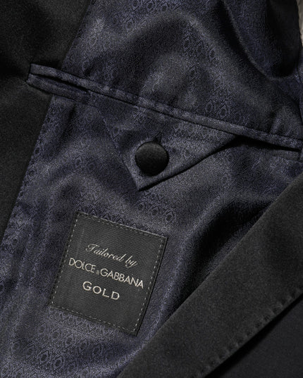 Dolce & Gabbana Black GOLD 1 Button Suit Jacket Men Blazer