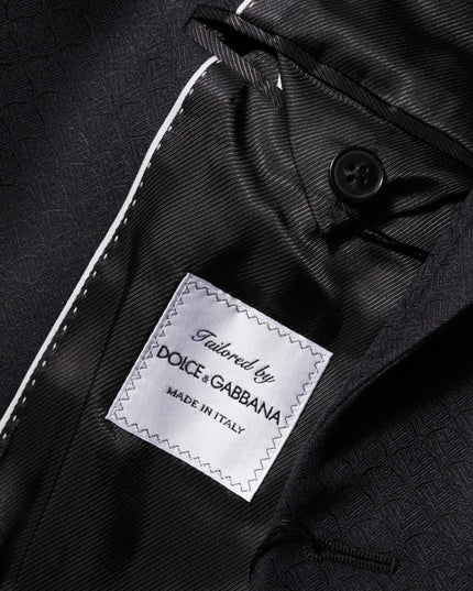 Dolce & Gabbana Black Wool 2 Buttons Suit Jacket Men Blazer