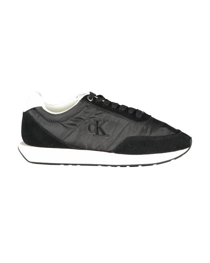 Calvin Klein Black Leather Women Sneaker