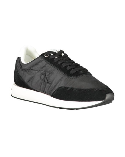 Calvin Klein Black Leather Women Sneaker