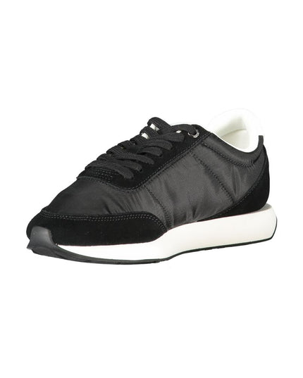 Calvin Klein Black Leather Women Sneaker