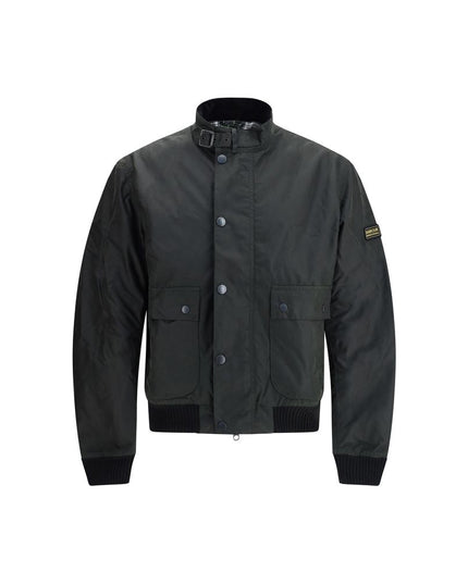 Barbour International Black Cotton Shell Jacket