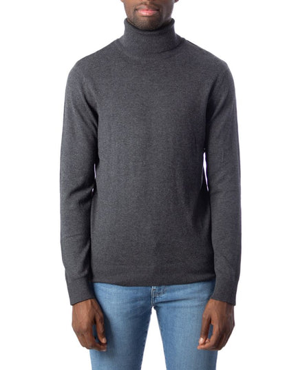 Jack Jones Gray Cotton Turtleneck