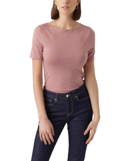 Vero Moda Pink Viscose T-Shirt