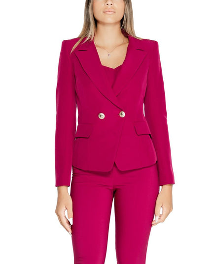 Rinascimento Fuchsia Polyester Blazer