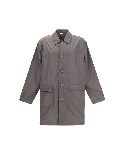 Thom Browne Brown Polyester Trench Coat