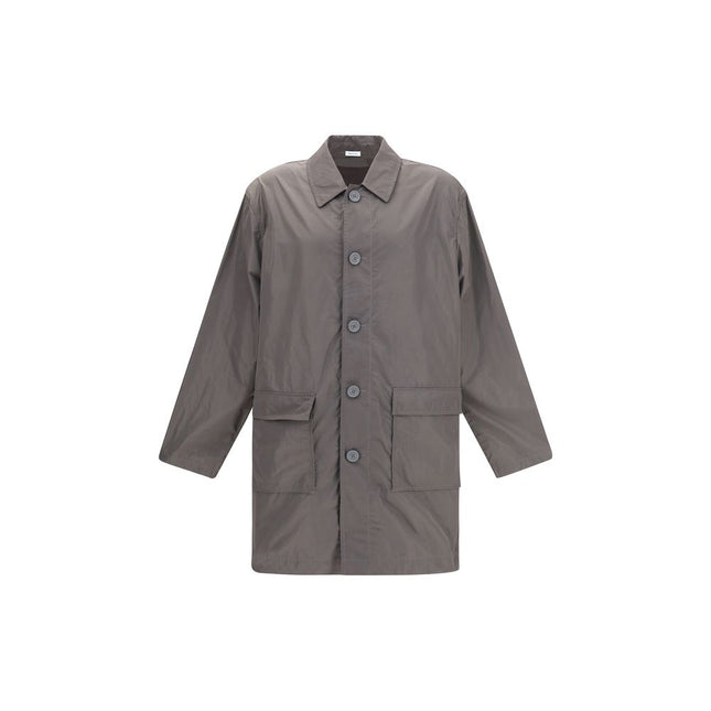 Thom Browne Brown Polyester Trench Coat