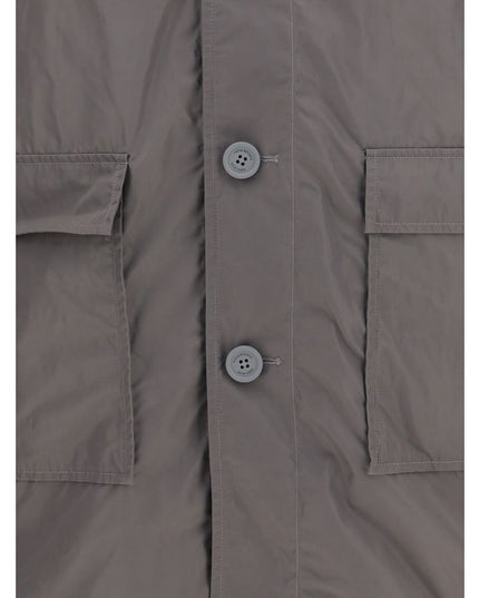 Thom Browne Brown Polyester Trench Coat