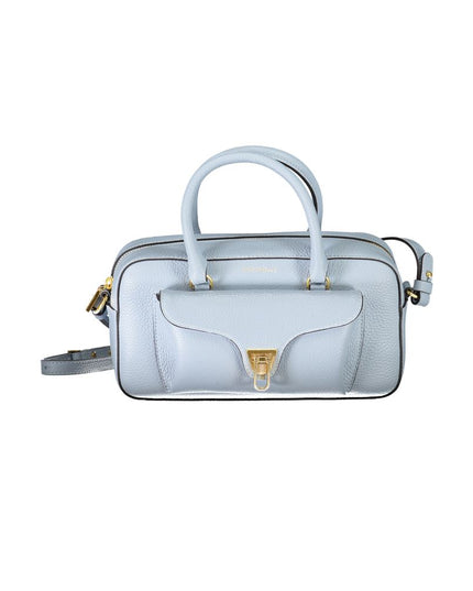 Coccinelle Blue Leather Handbag