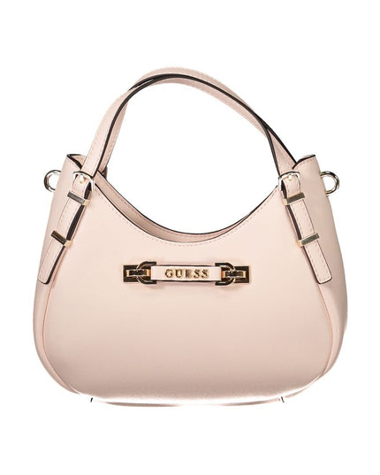 Guess Jeans Pink Polyethylene Handbag