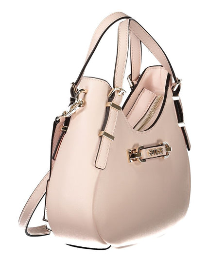 Guess Jeans Pink Polyethylene Handbag
