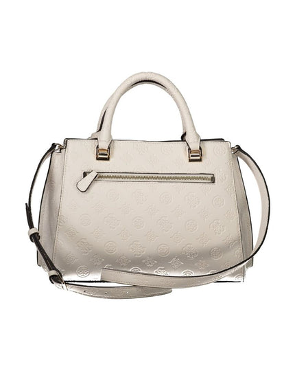 Guess Jeans White Polyethylene Handbag