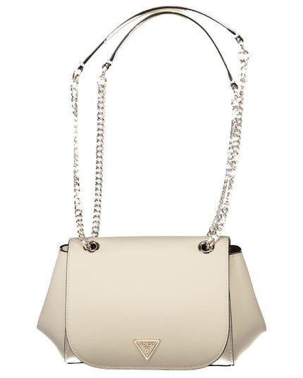 Guess Jeans White Polyethylene Handbag