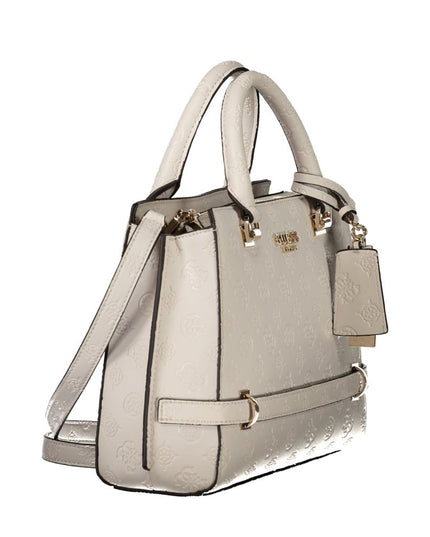 Guess Jeans White Polyethylene Handbag