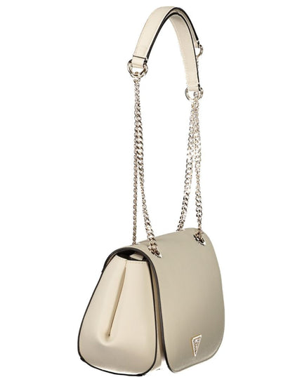Guess Jeans White Polyethylene Handbag