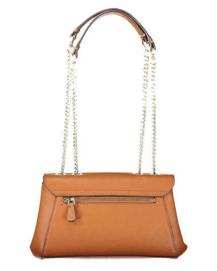 Guess Jeans Brown Polyethylene Handbag