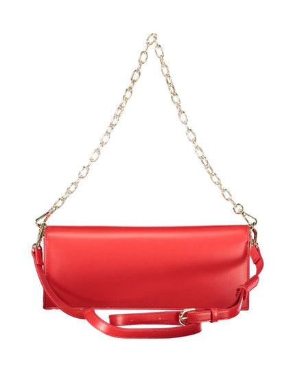 Mario Valentino Red Polyethylene Handbag