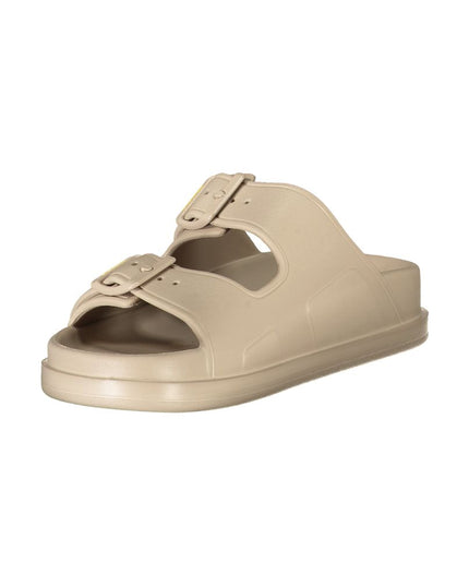 Blauer Beige Polyethylene Sandal