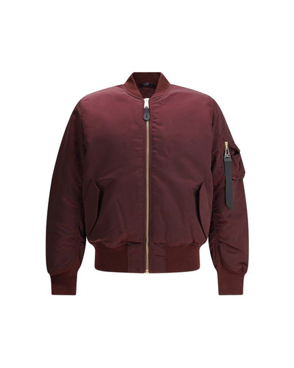 ALPHA INDUSTRIES Bordeaux Nylon Bomber