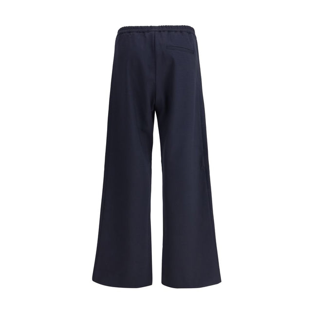 Cruna Blue Cotton Casual Pants