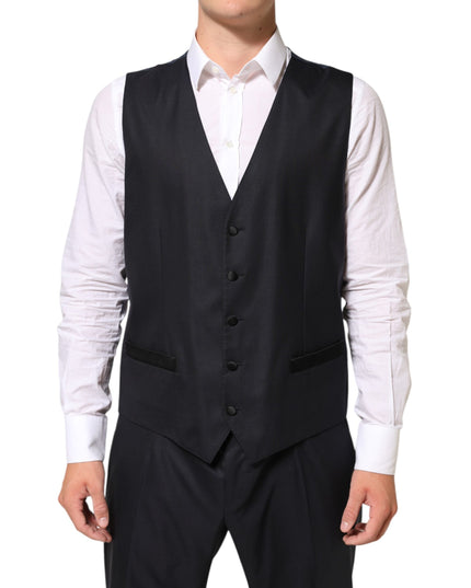 Dolce & Gabbana Black MARTINI 2 Buttons Suit 3 Piece Suit