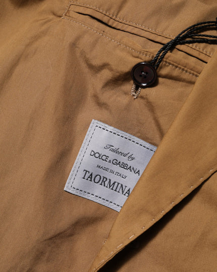 Dolce & Gabbana Brown TAORMINA Double-Breasted 2 Piece Suit