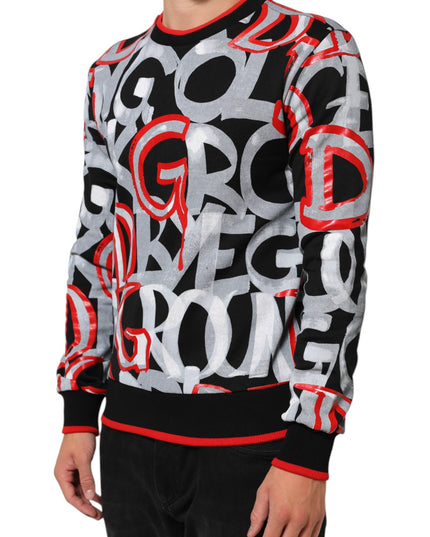 Dolce & Gabbana Multicolor D&G Monogram Sweatshirt Sweater
