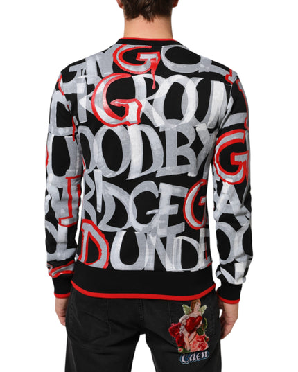 Dolce & Gabbana Multicolor D&G Monogram Sweatshirt Sweater