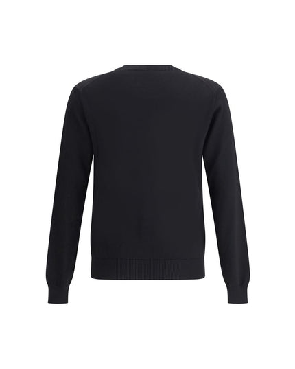 Fendi Black Fleece Wool Sweatshirt