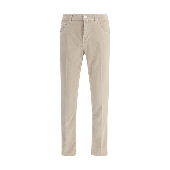 Jacob Cohen Gray Cotton Casual Pants