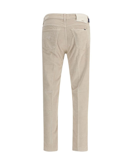 Jacob Cohen Gray Cotton Casual Pants