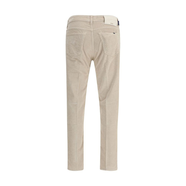 Jacob Cohen Gray Cotton Casual Pants