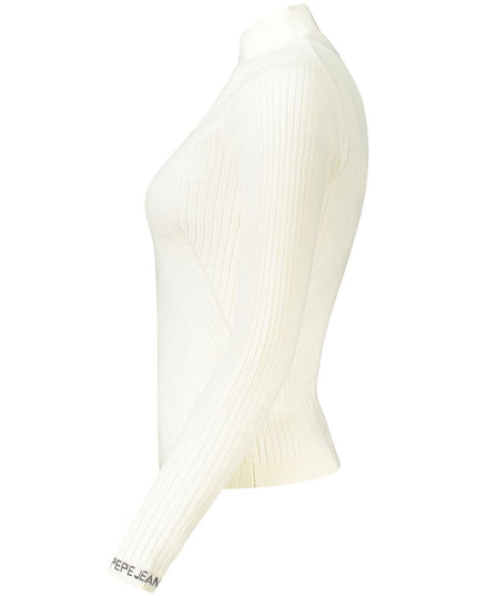 Pepe Jeans White Cotton Women Sweater