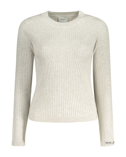 Pepe Jeans Gray Cotton Women Sweater