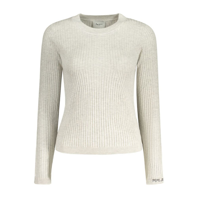 Pepe Jeans Gray Cotton Women Sweater