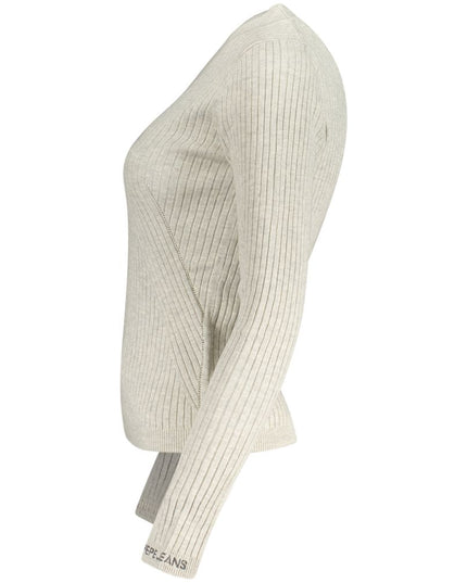 Pepe Jeans Gray Cotton Women Sweater