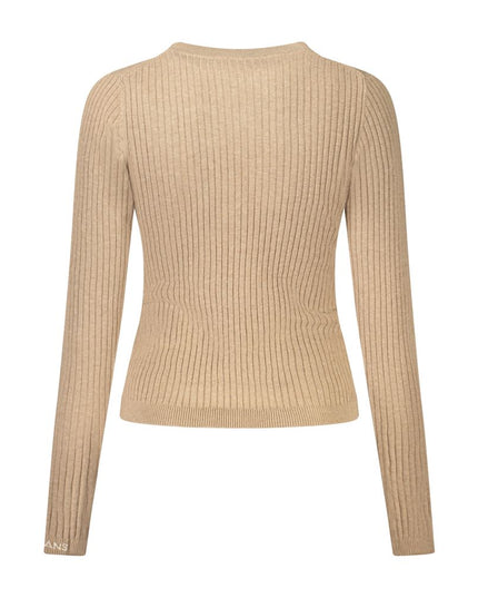 Pepe Jeans Beige Cotton Women Sweater