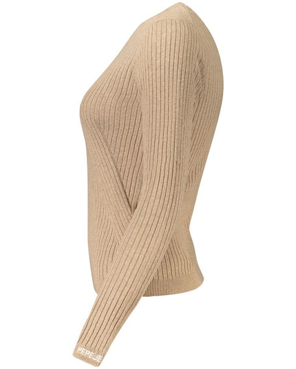 Pepe Jeans Beige Cotton Women Sweater