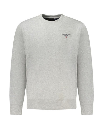 Accademia Militare Gray Cotton Men's Sweater