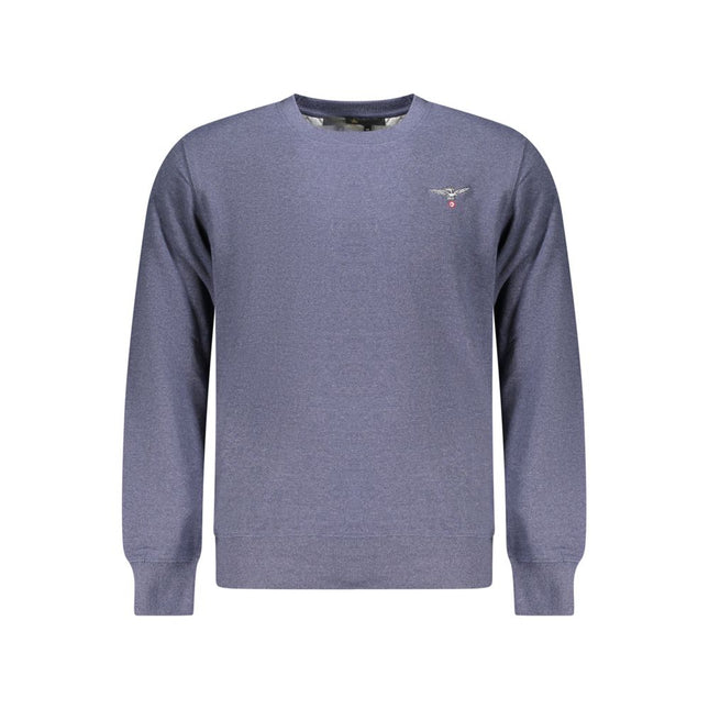 Accademia Militare Blue Cotton Men Sweater