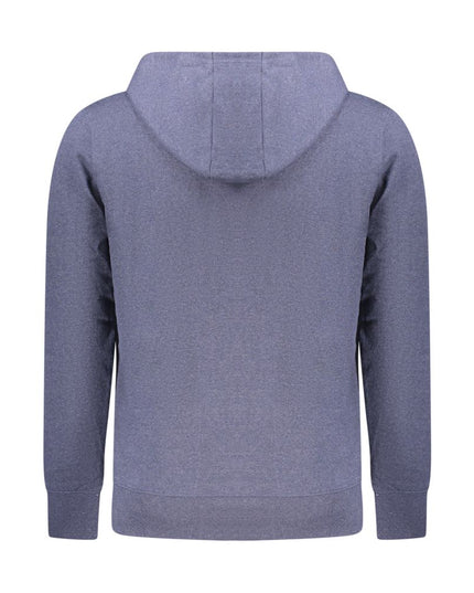 Accademia Militare Blue Cotton Men's Hooded Sweater